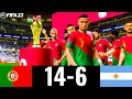 PORTUGAL 14-6 ARGENTINA | FIFA WORLD CUP FINAL 2026 | #fifa23