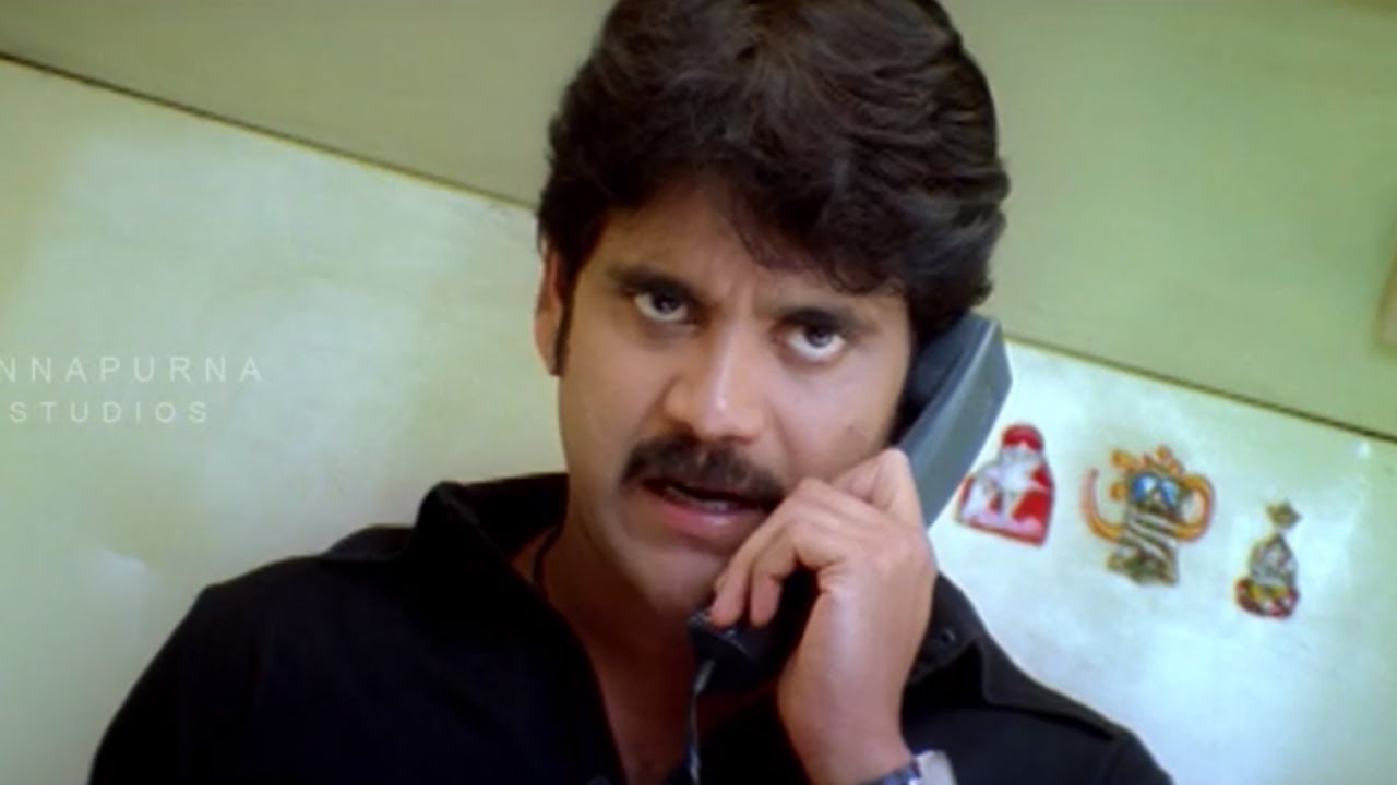 Nagarjuna Giving Warning To Rahul Dev Action Scene Mass Movie Youtube