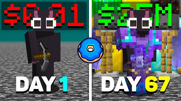 How I made 25M only on the Netherroof (DonutSMP)