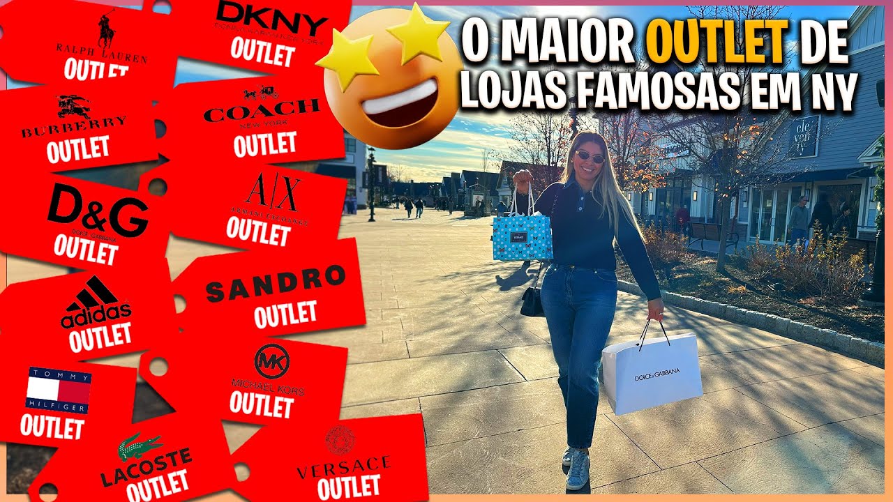 PROVANDO ROUPAS DE GRIFE NO MAIOR SHOPPING OUTLET DE NY - WOODBURY OUTLET