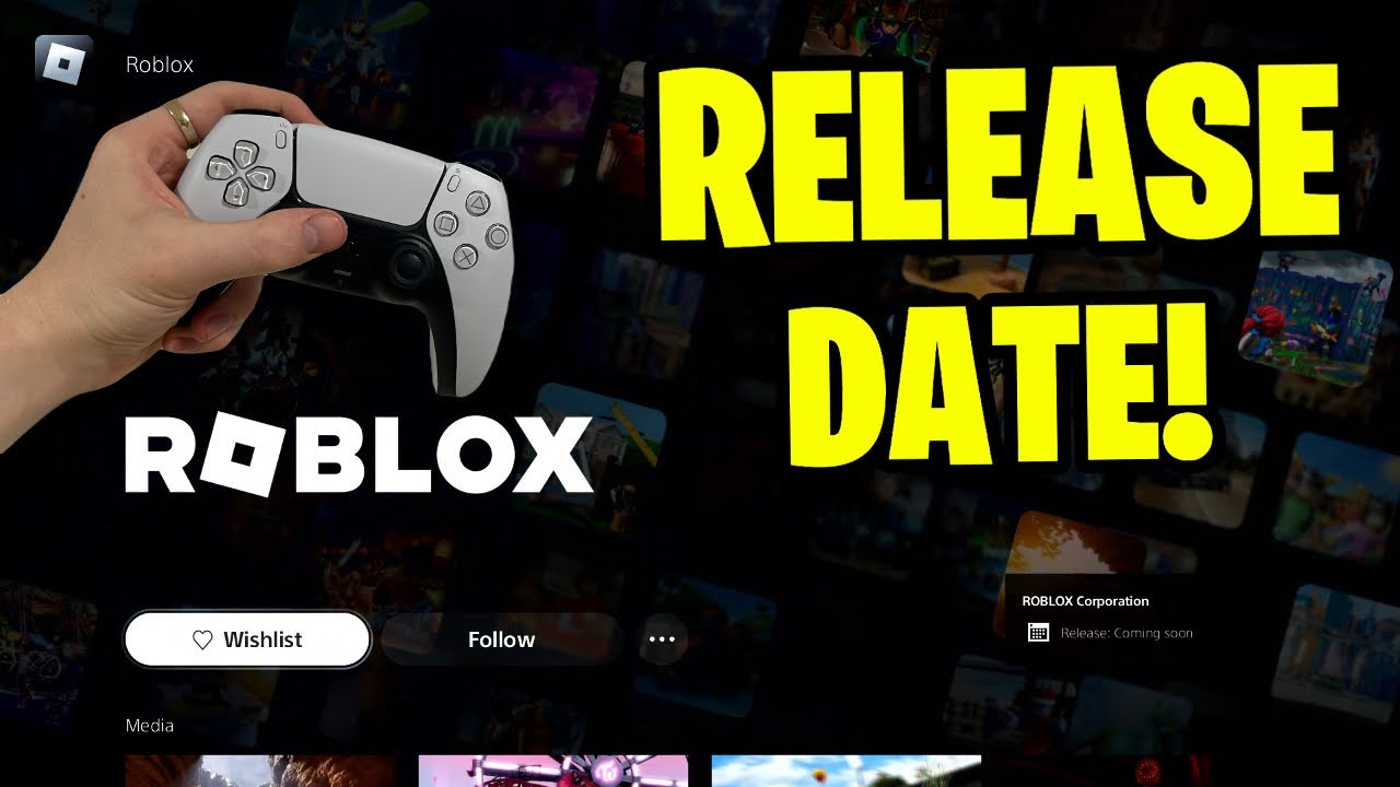 ROBLOX RELEASE DATE ON PLAYSTATION! (PS4/PS5) 