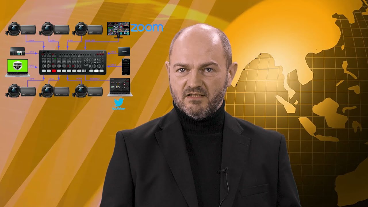 Streaming virtual studio Green key fond vert Live Bruxelles  Webinaire Event digital captation