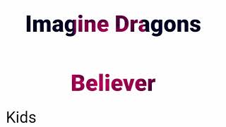 Believer-imagine Dragons versi anak kecil | official Hadi AZ