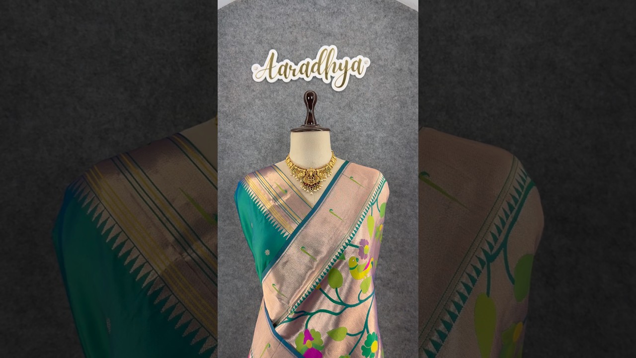 Pure Silk Kanchipuram Full Weaving Wedding Special Paithani Saree