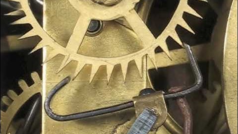 Escapement of Seth Thomas 8 Day OG Clock