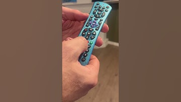 Pairing the universal remote with the Phillips TV in the basement at Nature’s Cottage Bayfield ￼