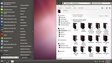 Ubuntu Theme for Windows 7 - Maverick Theme Review