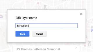 Adding Driving Directions to a Google My Map - Great for Field Trips!