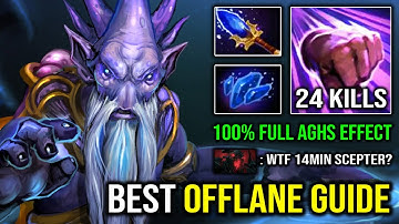 BEST OFFLANE GUIDE 14Min Scepter Wall of Hell Dark Seer with 24Kills + Imba Ion Shell DPS DotA 2