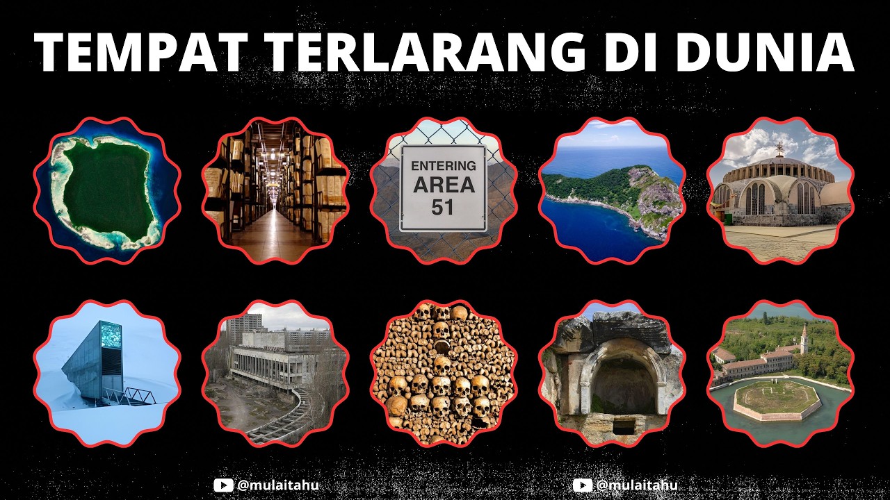 Uang Gak Bisa Beli Tiket ke Sini: Tempat Paling Mematikan & Terlarang di Dunia ☠️⚠️