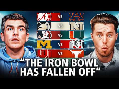 TOP-5 GREATEST College Football RIVALRIES