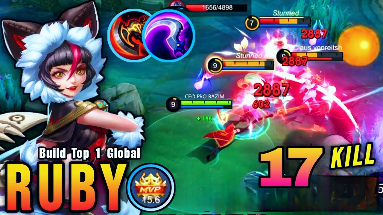 " 17 Kill ! Ruby Damage Build 2025~MlBB🔥 - YouTube