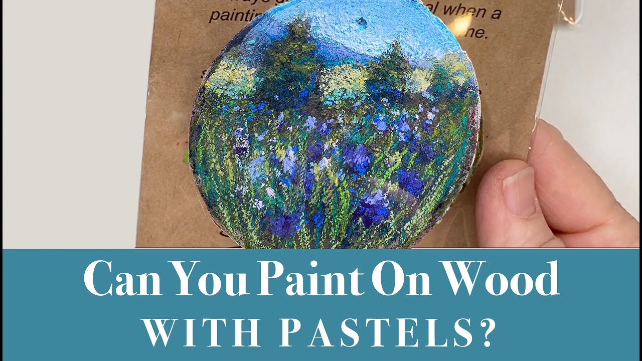 Can You Paint on Wood with Pastels? / New DIY Recipe! YouTube