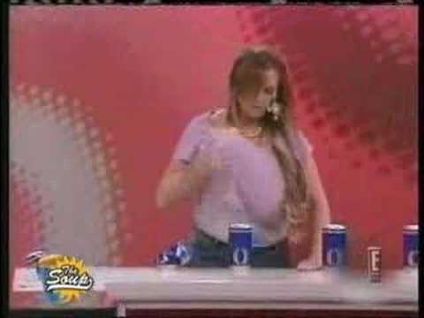 Beer Can Smash With Breast