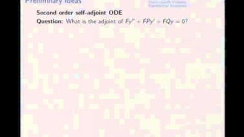 Mod-07 Lec-32 Sturm-Liouville Theory