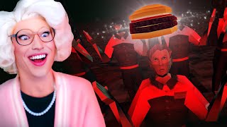 Granny fights nonbinary cashier over burger 🍔 MANNY'S