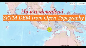 How to download SRTM DEM from Open topography