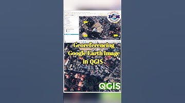 Georeference Google Earth Image in QGIS 🔥 #shorts #qgis