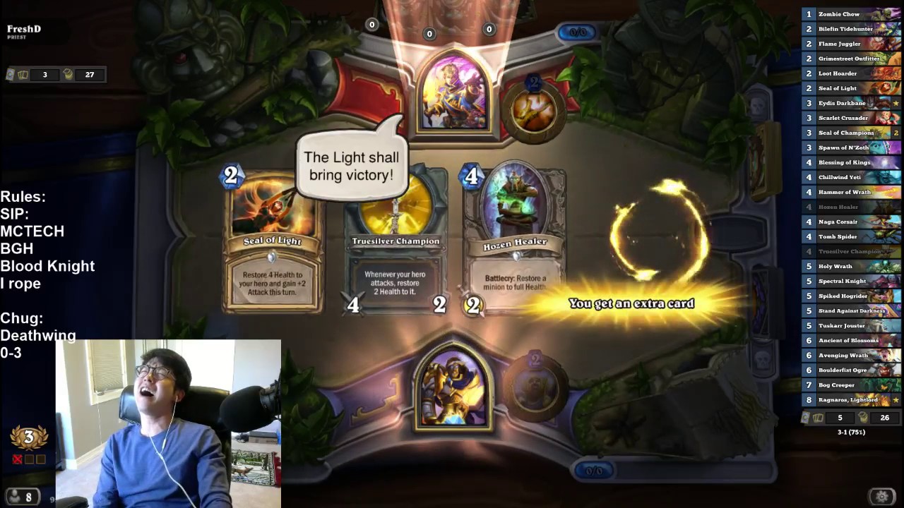 Ratsmah showing off his magnificent singing skills.