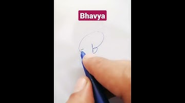 Bhavya Name Signature Request done