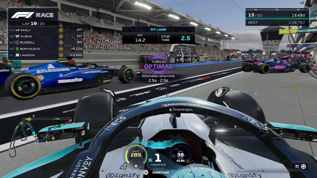 F1 25 | Abu Dhabi | Mercedes F1 W16 E Performance | Russell