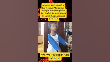 Jendral Egi Dikerjain Bapak Aing #kdm #kangdedimulyadi #bapakaing #fanskdm #egi #lucu