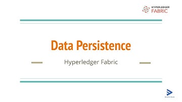 51. Data Persistance :  Hyperledger Fabric Network 2.X