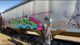 New Camera! New Video! SDK April 2020 - Big Miles One - Train Graffiti Video - Canada