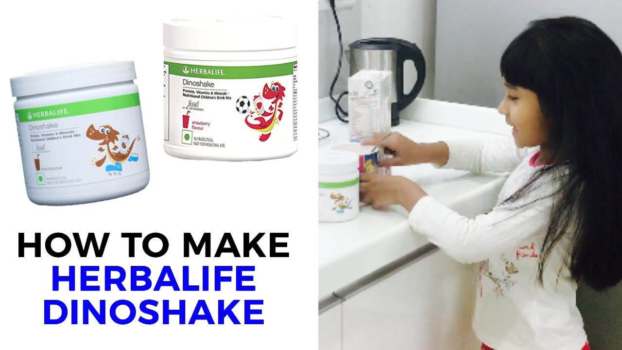 How to Make Herbalife Dinoshake Nutritional Children's Drink Mix 