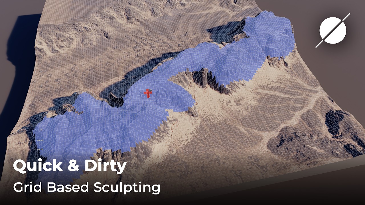 Grid Based Sculpting - Quick and Dirty - YouTube