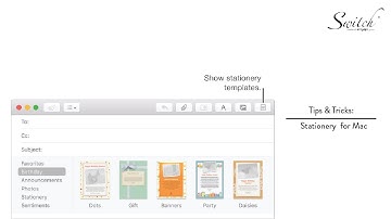 Tips & Tricks: Email Stationery for Mac