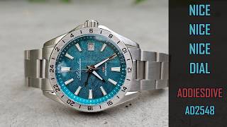 Nice GMT sporty diver - Addiesdive AD2548 watch review #addiesdive  #gedmislaguna #watchreview