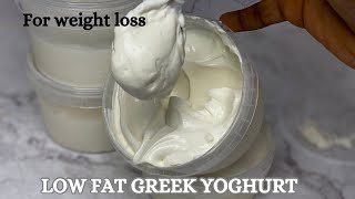 LOW FAT GREEK YOGHURT FOR WEIGHT LOSS - YouTube