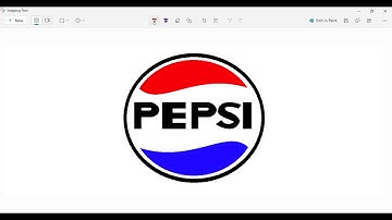 How to draw the Pepsi logo using MS Paint | How to draw on your computer