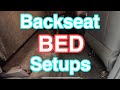 DIFFERENT BED SETUPS IN BACKSEAT - Ram 3500 - Cheap/Easy to Expensive/Difficult