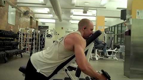 Self Made Exercise Index:  Incline Reverse DB Flyes