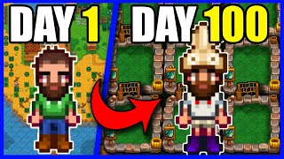 I Played 100 Days of Stardew Valley as a Fisherman | 1.6
