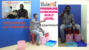 Level Measurement using Pressure transmitter - Sensor - PLC Input Devices - In TAMIL - Part - 03