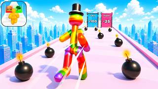 TALL MAN RUN - Gameplay Walkthrough (Android,iOS) New Update Freeplay Max Skills