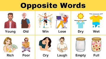 Opposite Words in English | Common Antonyms in English | Opposites