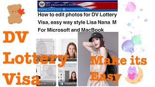 How to edit photos match for DV Lottery Visa, PhotoScape and App ID Photo-Passport Photo Maker screenshot 2