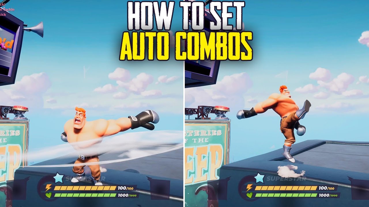 How to Set Auto Combos | Rumbleverse - YouTube