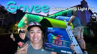 Govee Outdoor Strip Light Pro Installation: House Glows At Night!