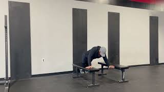 Explosive Push Up To Boxbench