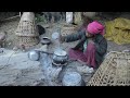 Cooking village food by using primitive technology || Village life