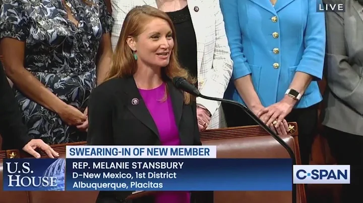 Congresswoman-el...  Melanie Stansbury to be sworn into House