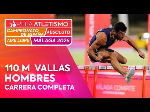 FOUR IN A ROW - Fourth consecutive national gold for QUIQUE LLOPIS in 110m hurdles #Malaga2026