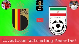 Belgium Vs. IR Iran FIFA World Cup 2026 Group G Livestream Watchalong Reaction