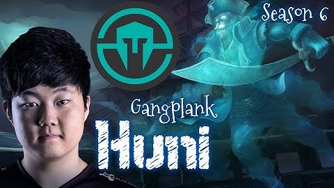 IMT Huni GANGPLANK Top vs Darius - Patch 6.3 NA | League of Legends