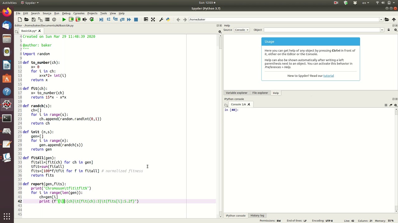 GA python 1 - YouTube